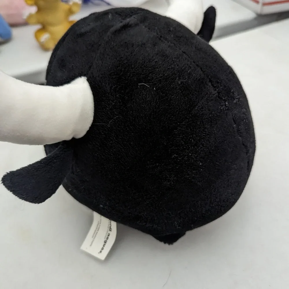 Jordi Nogues Bad Toro Bull Plush, Black‎ with White Horns